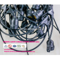 48ft LED String of Lights with 15 x E26 Sockets and Hanging Loops